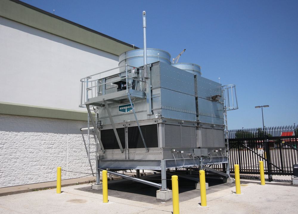 Rooftop evaporative cooling equipment